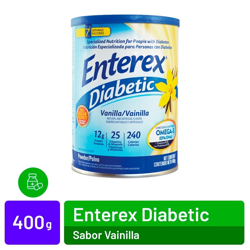 Enterex Diabetic Polvo Lata 400g.