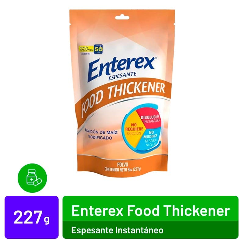 Enterex Espesante Food Thickener: Tu Espesante Instantáneo para Alimentos y Bebidas