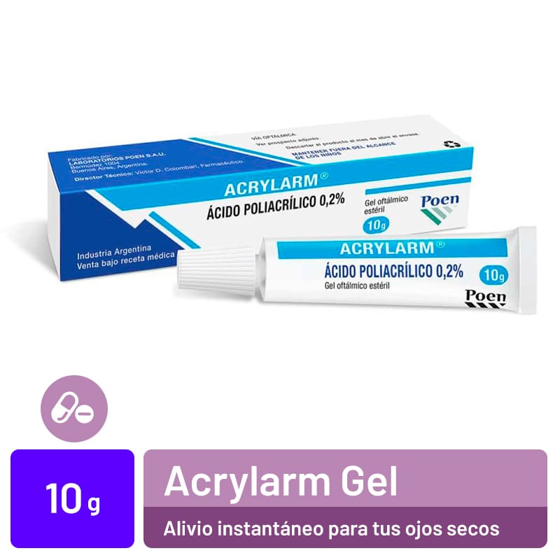 Acrylarm Gel: Lubricante Ocular