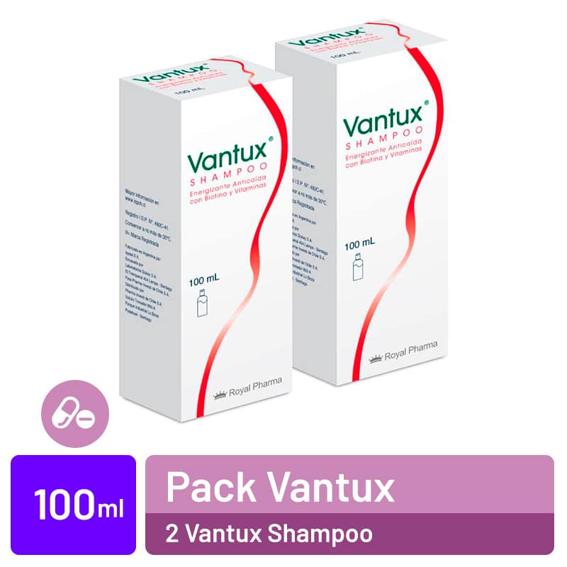 Pack X2 Vantux Shampoo: Energía y Fortaleza para tu Cabello