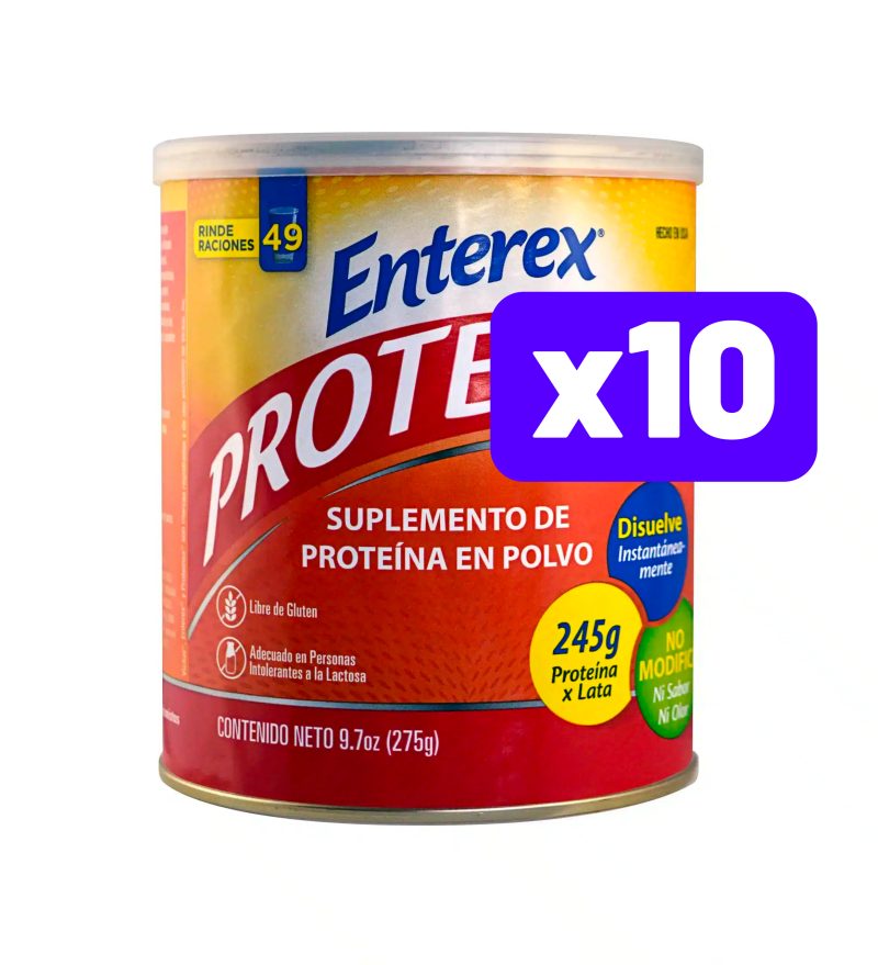 PACK x 10 unidades / Enterex Proteinex: Tu Fuente Concentrada de Energía y Nutrición