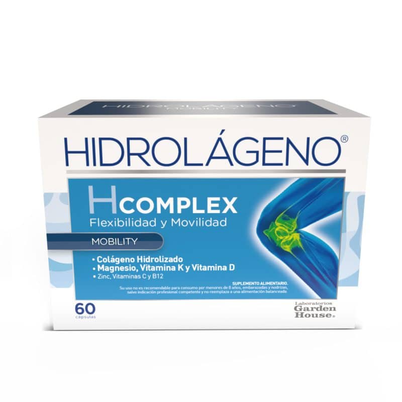 Hidrolágeno Complex frasco de 60 cápsulas – Suplemento para piel, cabello y articulaciones